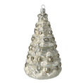 Load image into Gallery viewer, Pearl Silver Fir Premium christmas glass ornament 2020-500
