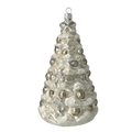 Frostbound Lunar Fir | Hand-Painted Glass Ornament | Blubom 2020-500