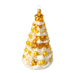Gilded Imperial Solstice | Hand-Painted Glass Ornament | Blubom 2020-501