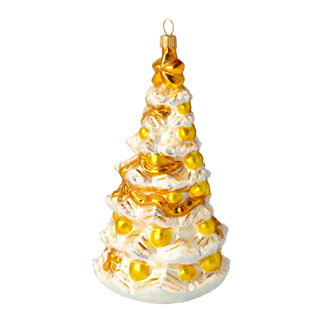 Gilded Imperial Solstice | Hand-Painted Glass Ornament | Blubom 2020-501