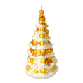 Load image into Gallery viewer, Gilded White Fir Premium christmas glass ornament 2020-501
