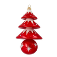 Load image into Gallery viewer, Snowcap Sparkle Tree Handmade Glass Christmas ornament 2020-504
