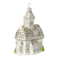 Load image into Gallery viewer, Frosted Pearl Chapel Premium christmas glass ornament 2020-515
