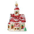 Load image into Gallery viewer, Crimson Stained Glass Chapel Premium christmas glass ornament 2020-516
