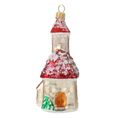 Load image into Gallery viewer, Crimson Stained Glass Chapel Premium christmas glass ornament 2020-516
