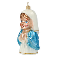 Załaduj obraz do przeglądarki galerii, Mary. Handmade Glass Christmas ornament. 2020-518

