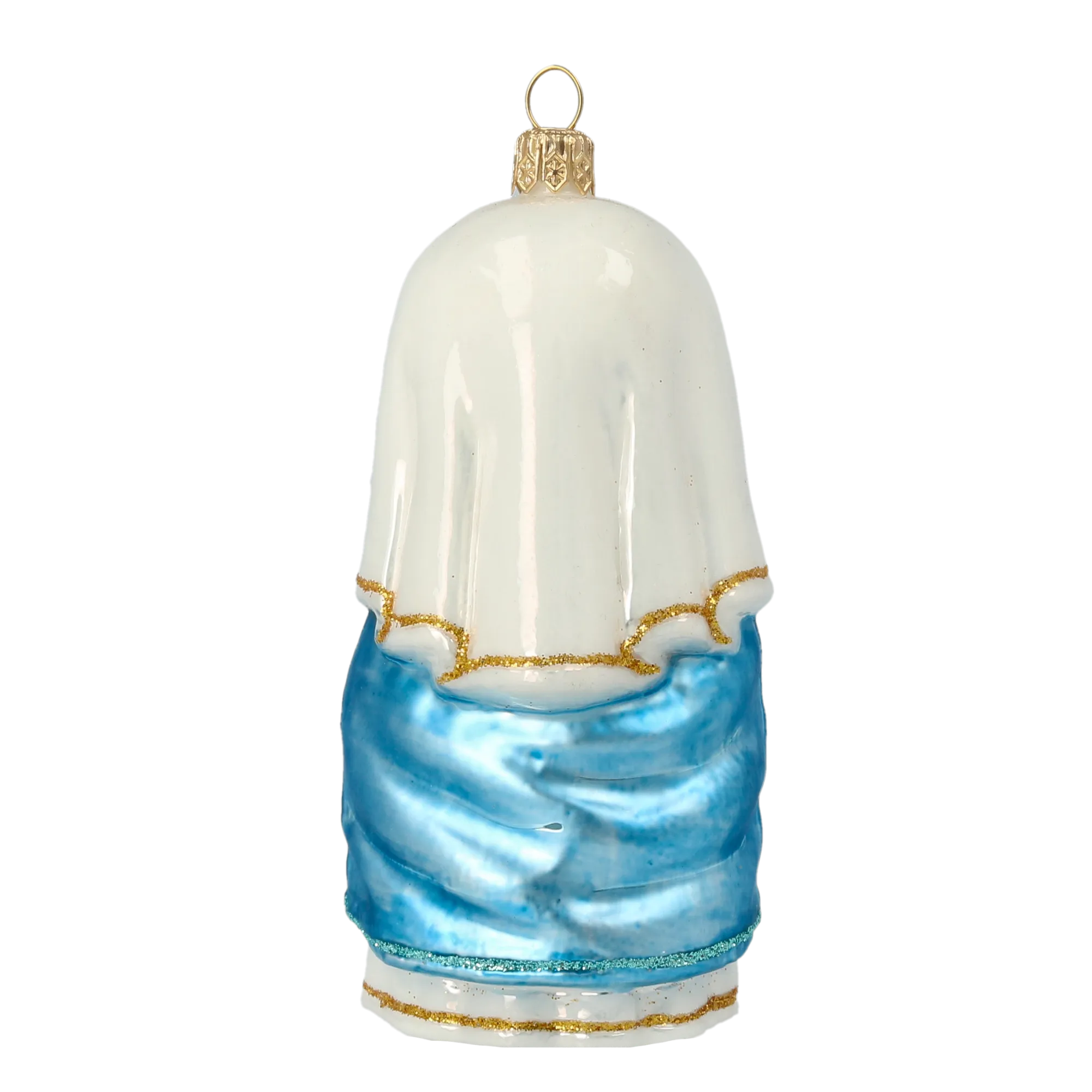 Mary. Handmade Glass Christmas ornament. 2020-518