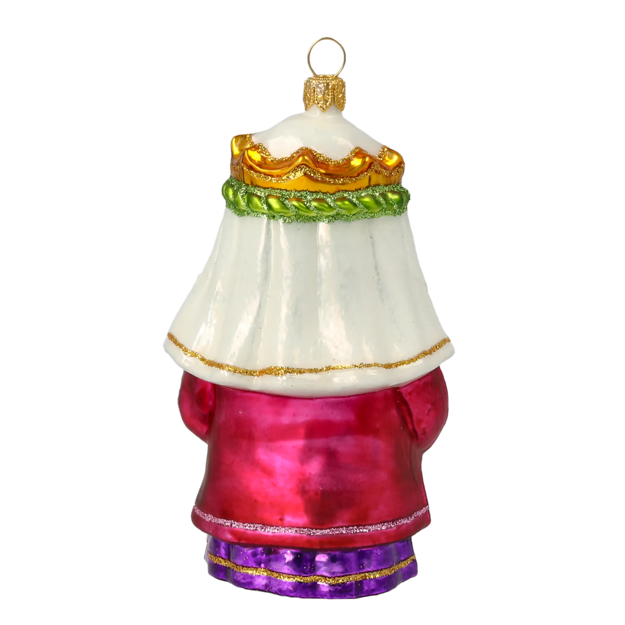 King Kacper. Handmade Glass Christmas ornament. 2020-521