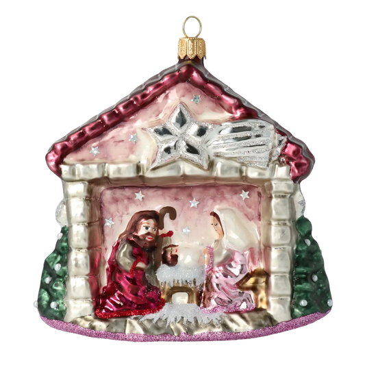 Szopka Szklana Ozdoba