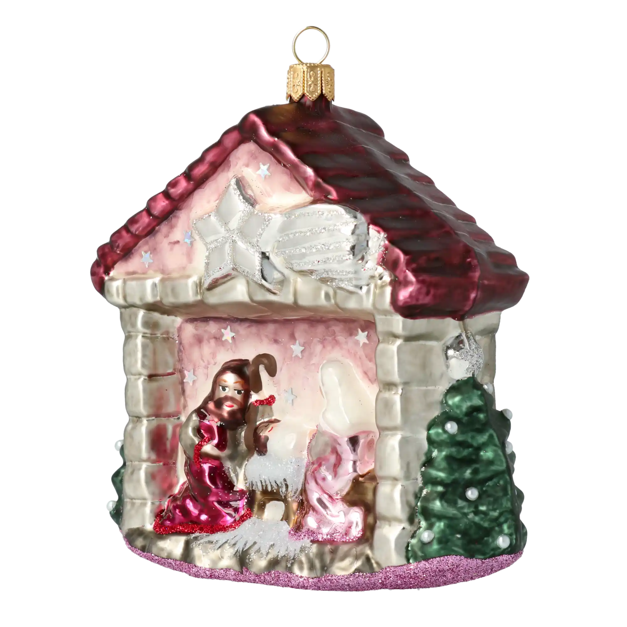 Szopka Szklana Ozdoba