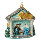Hallowed Celestial Vigil | Hand-Painted Glass Ornament | Blubom 2020-524