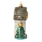 Hallowed Celestial Vigil | Hand-Painted Glass Ornament | Blubom 2020-524