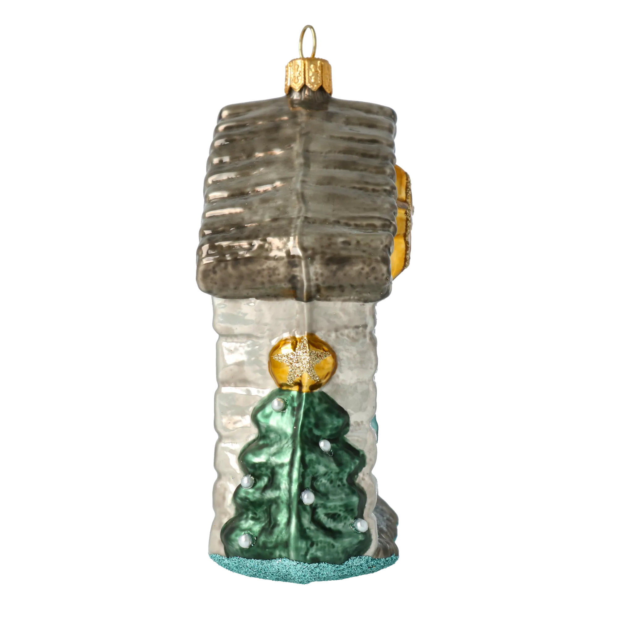 Gilded Star Nativity Premium christmas glass ornament 2020-524