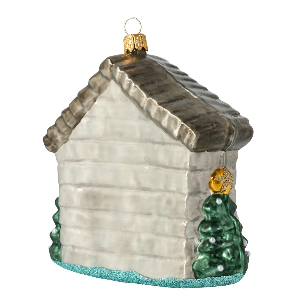 Hallowed Celestial Vigil | Hand-Painted Glass Ornament | Blubom 2020-524