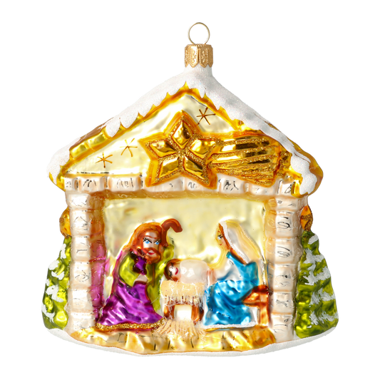 Szopka Szklana Ozdoba