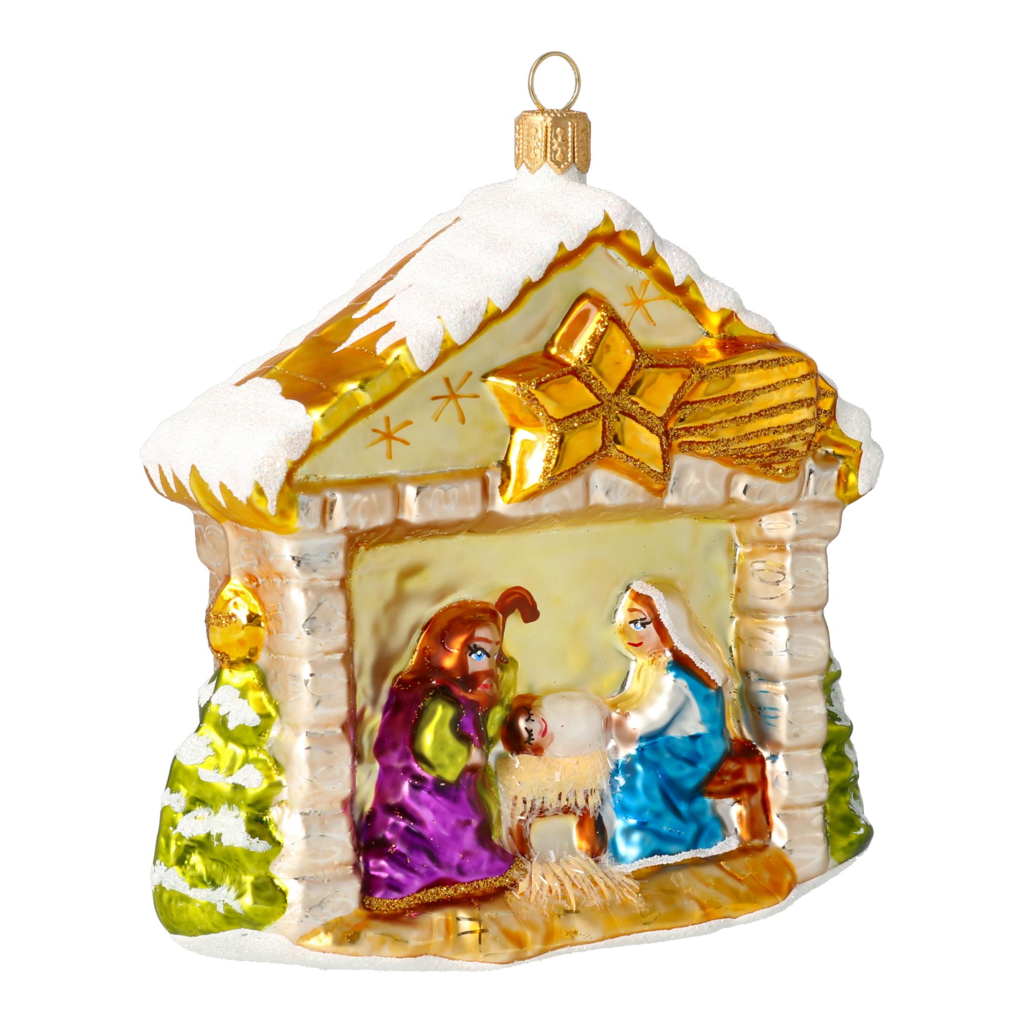 Szopka Szklana Ozdoba