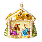 Hallowed Star Sanctuary | Hand-Painted Glass Ornament | Blubom 2020-526