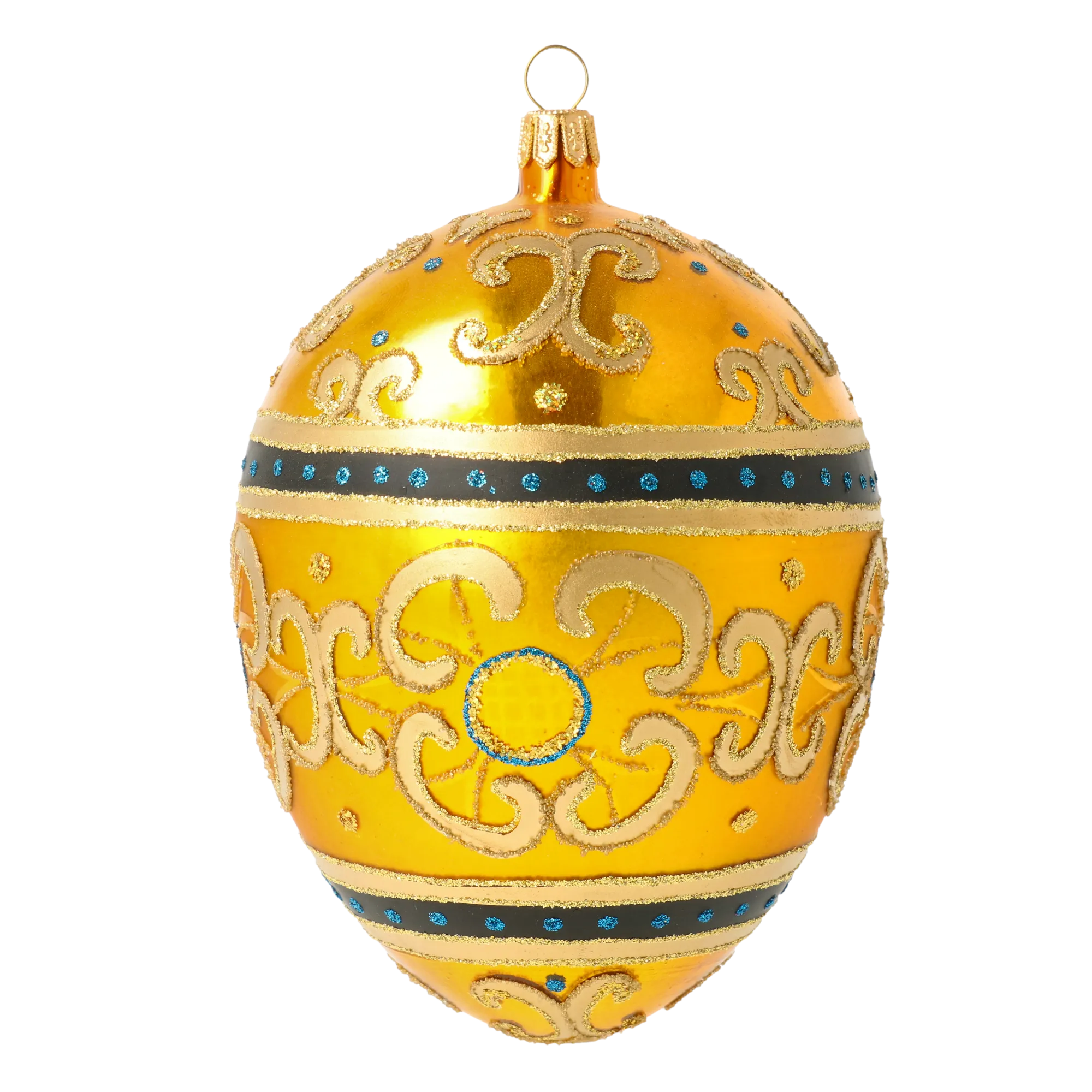 Golden Imperial Egg Premium christmas glass ornament 2020-531