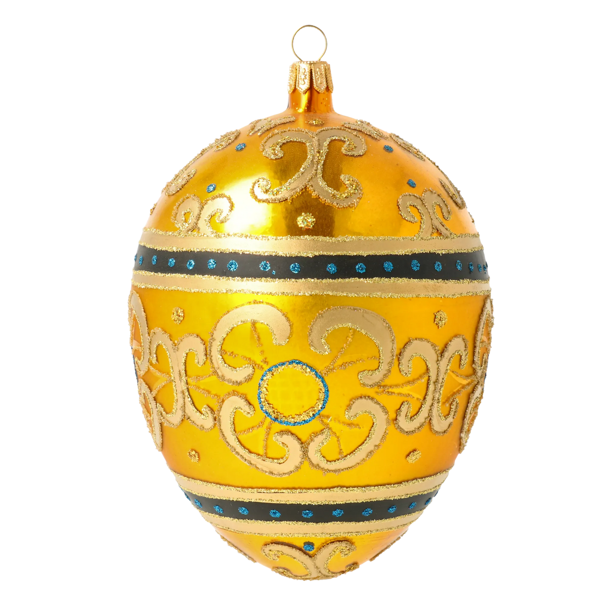 Amber Nocturne | Hand-Painted Glass Ornament | Blubom 2020-531