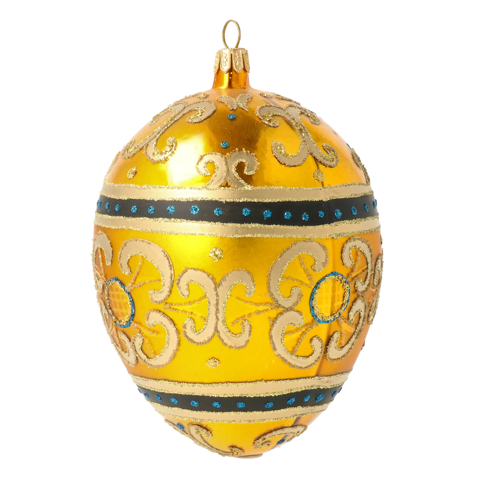 Golden Imperial Egg Premium christmas glass ornament 2020-531