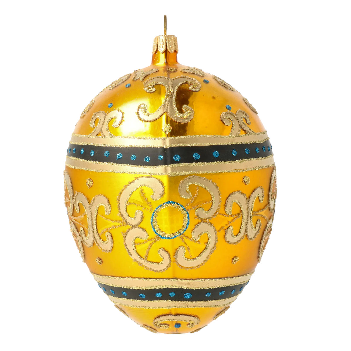 Amber Nocturne | Hand-Painted Glass Ornament | Blubom 2020-531