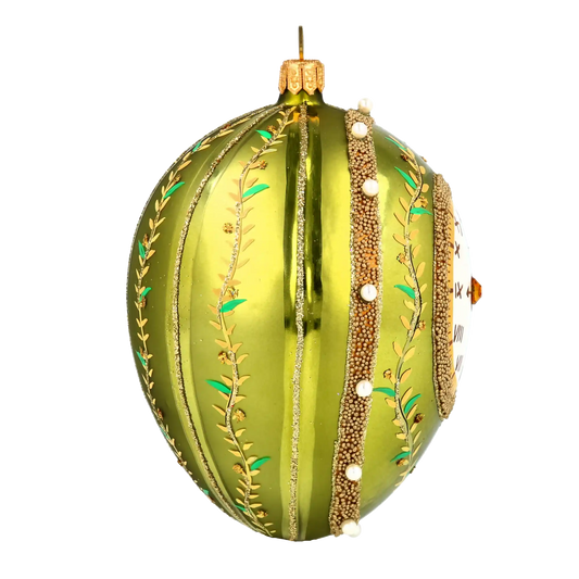 Zatrzymana chwila Jajko Szklana Ozdoba