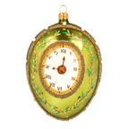 Verdant Antiquity | Hand-Painted Glass Ornament | Blubom 2020-534