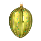 Verdant Antiquity | Hand-Painted Glass Ornament | Blubom 2020-534
