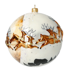 Alabaster Nocturne | Hand-Painted Glass Ornament | Blubom 2020-541