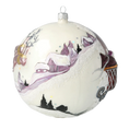 Załaduj obraz do przeglądarki galerii, Pearlescent Midnight Sleigh Premium christmas glass ornament 2020-544
