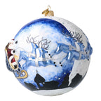 Alabaster Midnight Passage | Hand-Painted Glass Ornament | Blubom 2020-547
