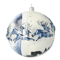 Load image into Gallery viewer, Midnight Sleigh Flight Premium christmas glass ornament 2020-547
