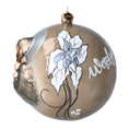 Załaduj obraz do przeglądarki galerii, Champagne Holy Family Premium christmas glass ornament 2020-561
