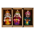 Load image into Gallery viewer, The Three Kings of Christmas Night. Handmade Glass Christmas ornament. 2020-585
