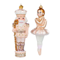 Blush Silk Waltz | Hand-Painted Glass Ornament | Blubom 2020-699