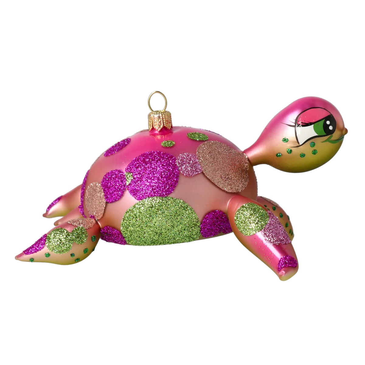 Roseate Tide Voyager | Hand-Painted Glass Ornament | Blubom 2021-001