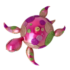 Roseate Tide Voyager | Hand-Painted Glass Ornament | Blubom 2021-001