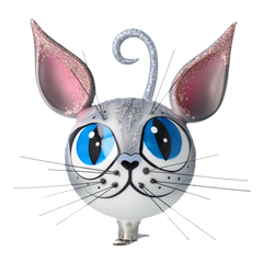 Perky Cat in Frosted Grey