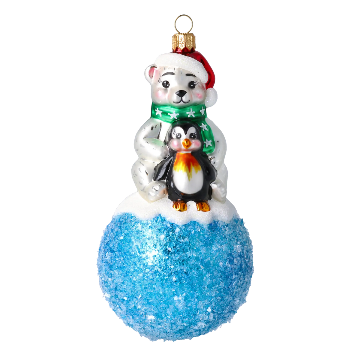 Tender Voyager and Guest | Hand-Painted Glass Ornament | Blubom 2021-005