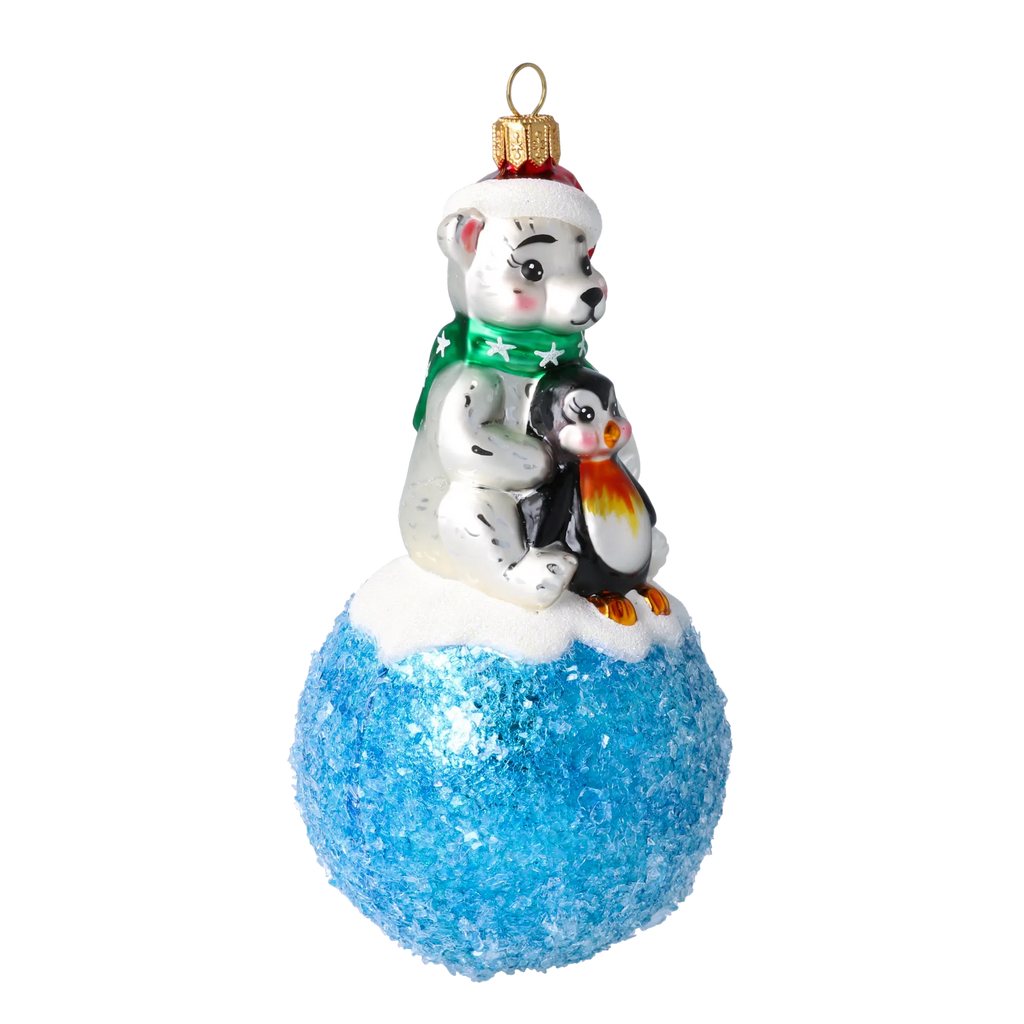 Tender Voyager and Guest | Hand-Painted Glass Ornament | Blubom 2021-005