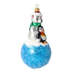 Tender Voyager and Guest | Hand-Painted Glass Ornament | Blubom 2021-005