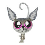 Curious Sterling Prowler | Hand-Painted Glass Ornament | Blubom 2021-011