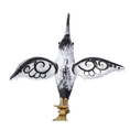 Załaduj obraz do przeglądarki galerii, Silvered Winter Hummingbird Premium christmas glass ornament 2021-027
