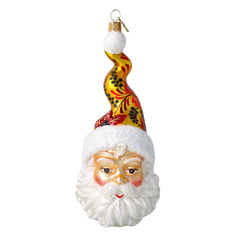Twisted Cap Santa in Golden Folk