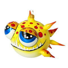Spiky Pufferfish in Fire Coral