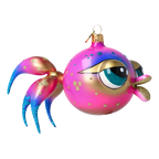 Watchful Voyager | Hand-Painted Glass Ornament | Blubom 2021-037