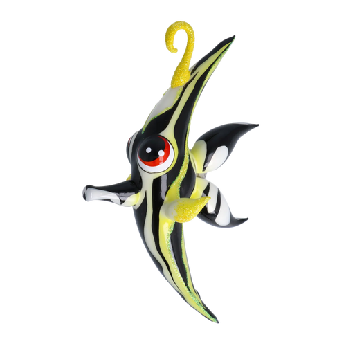 Nocturnal Reef Sovereign | Hand-Painted Glass Ornament | Blubom 2021-042