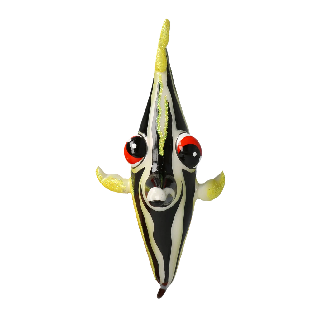 Nocturnal Reef Sovereign | Hand-Painted Glass Ornament | Blubom 2021-042