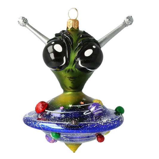 Kosmita pośród planet UFO Szklana Ozdoba