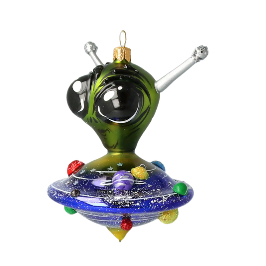 Kosmita pośród planet UFO Szklana Ozdoba